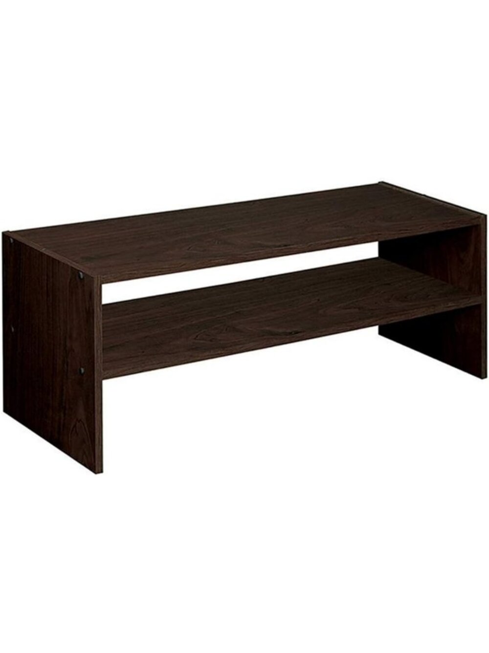 Stackable 31-Inch Wide Horizontal Organizer - Espresso Storage Solution for